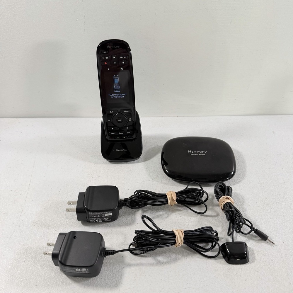 Logitech Harmony Ultimate One Touch Screen Universal Remote N-R0007 & R0004 Hub